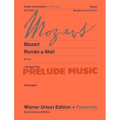 Mozart Rondo for piano(KV511)UT51023
