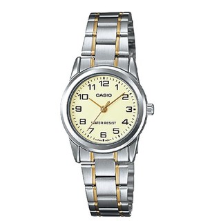 Casio นาฬิกาข้อมือผู้หญิง สายสแตนเลส สีเงิน รุ่น LTP-V001SG-9B (
Silver )