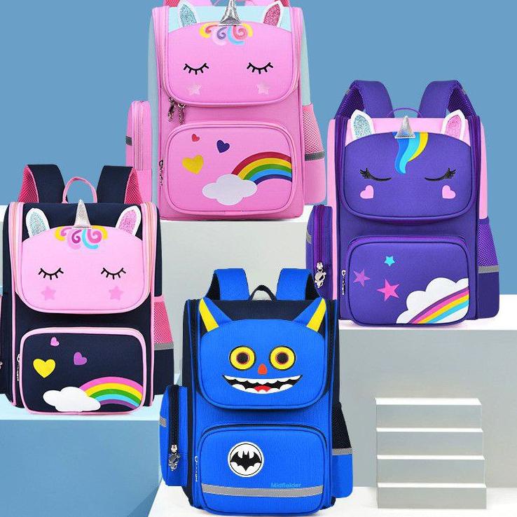 . กระเป๋า CHILDRENS รุ่นใหม่ล่าสุด, IMPORTED UNICORN BATMAN/LATEST GIRLS Bags/กระเป๋านักเรียนประถม