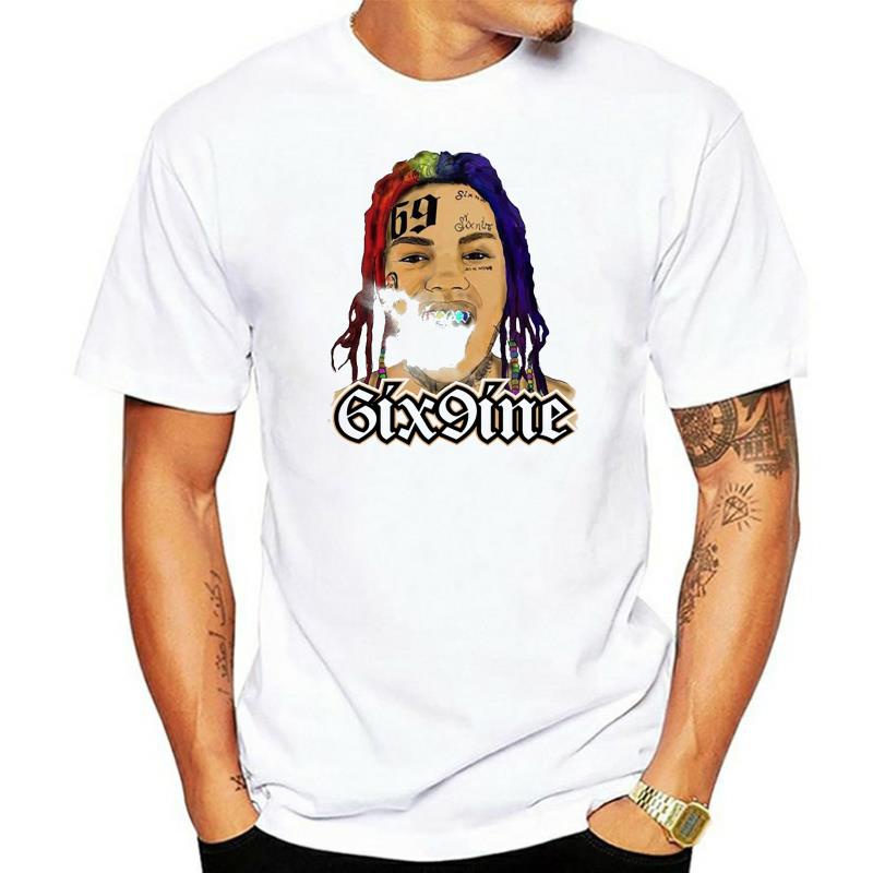 Boy 6ix9ine T เสื้อลําลองออกแบบมาใหม่ T เสื้อ S-5XL แขนสั้น