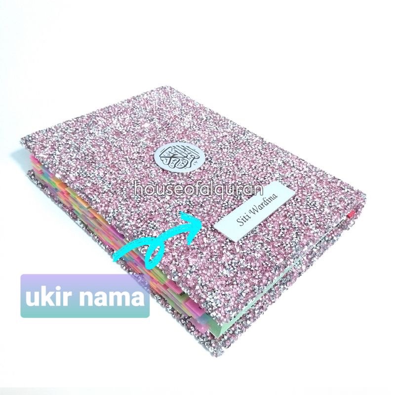 AL-QURAN TAGGING KRISTAL PELANI (270 TAG) พร้อมจานสี ENGRAVE NAME