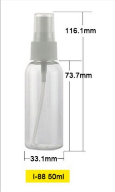 ราคาถูก!!!! ขวดสเปรย์ 50 ml สินค้านำเข้า คุณภาพดี เกรดA ขวดเดียวเราก็ส่ง!!