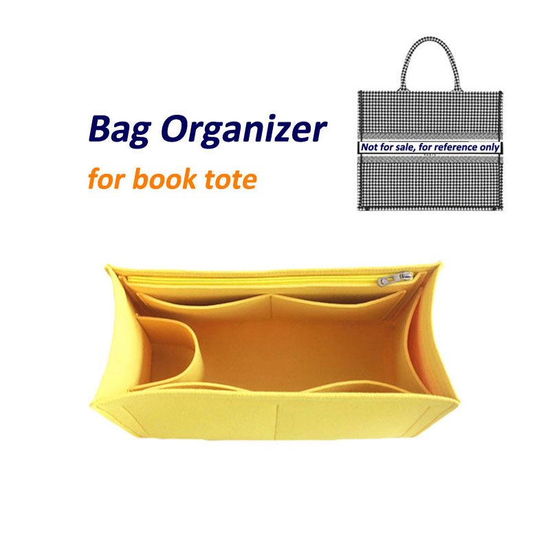 [Felt·Bag in bag]Bag Organizer suitable for D-i-o-r book tote