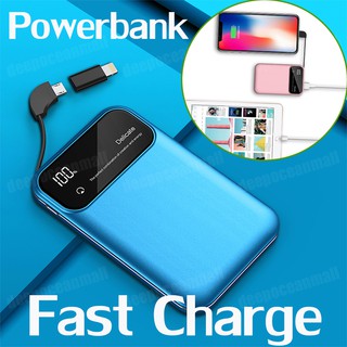 พาวเวอร์แบงค์ powerbank เพาเวอร์แบงค์ เพาเวอร์แบงค์พกพา 5000mah mAh สายเคเบิลในตัว MFi มินิพกพาขนาดกะทัดรัด