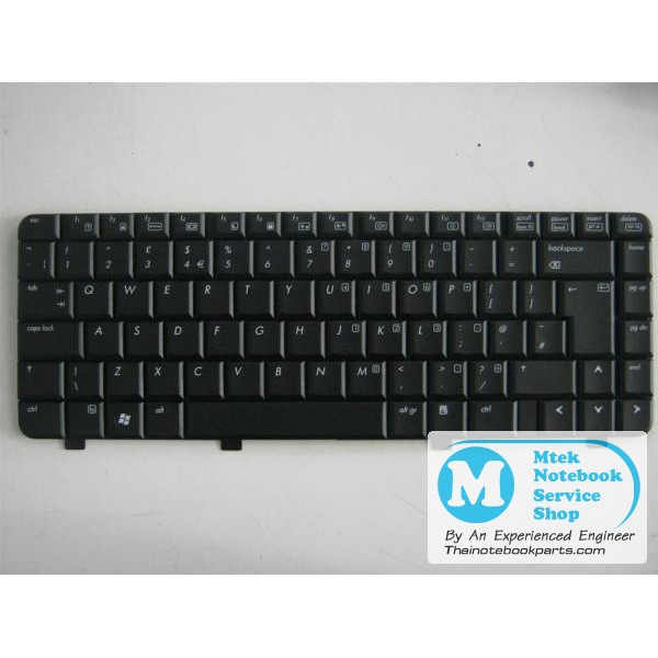 คีย์บอร์ดโน๊ตบุ๊ค COMPAQ 540, HP Compaq 6520s 6720s - 455264-031, MP-05586GB-930 Notebook Keyboard (สีดำ สินค้าใหม่ ENG)