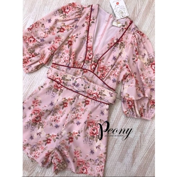 จั้มสูทงานป้ายpeonyงานใหม่ ราคาเซลส์