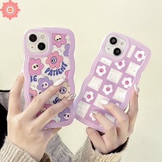 เคสโทรศัพท์มือถือ TPU นิ่ม ปิดด้านหลัง ลายการ์ตูนหน้ายิ้มน่ารัก สไตล์เกาหลี สําหรับ iPhone 6 6s 7 8 Plus 11 12 13 14 Pro MAX 14 Plus XR X XS MAX SE 2020