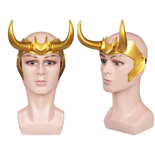 พร้อมส่ง Thor: Ragnarok Loki หน้ากากยาง หมวกกันน็อค สําหรับแต่งคอสเพลย์ ปาร์ตี้ฮาโลวีน