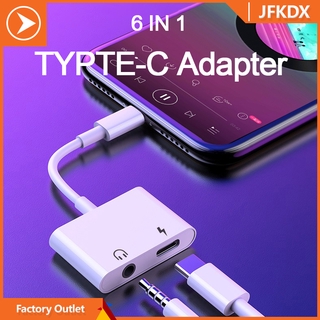 【ไมค์มีการสนับสนุนใน Pubg 】 Aux สายสัญญาณเสียงอะแดปเตอร์ Type-C 3.5 มมแจ็คหูฟังเสียงค่าใช้จ่าย Converter Splitter