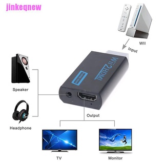 Jin อะแดปเตอร์แปลง Full Hd 1080P Wii เป็น Hdmi เข้ากันได้กับ Wii2Hdmi