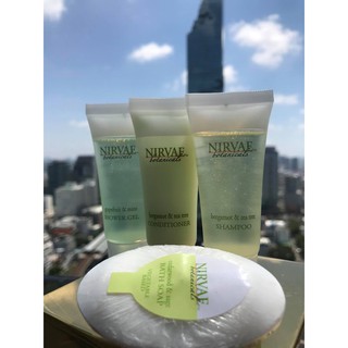 Nirvae Botanicals ผลิตภัณฑ์ อาบน้ำ ขนาดพกพา แชมพู ครีมนวดผม ครีมอาบน้ำ สบู่ โลชั่น ราคาถูก