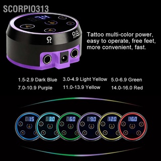 Scorpio313  👍เครื่องสัก ควบคุมพลังงาน จอแสดงผล Led หม้อแปลงเครื่องมือความงาม