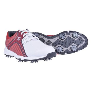 รองเท้ากอล์ฟ FootJoy Mens Energize-Previous Season Style Golf Shoes สีขาวแดง