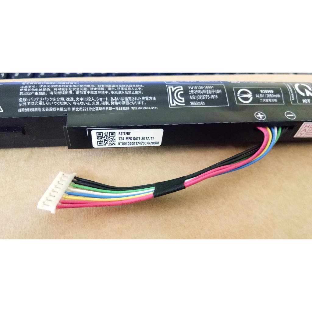 BATTERY ORIGINAL ACER แบตเตอรี่ ของแท้ ACER ASPIRE E5-475 575 573  AS16A5K