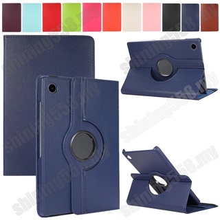 For Samsung Galaxy Tab A8 10.5 2021 SM-X200 X205 360 Degree Rotation Bracket Leather Case Shockproof Flip Tablet Cover