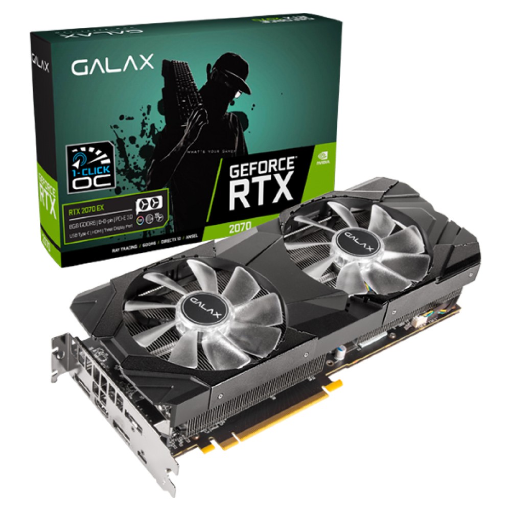 GALAX RTX 2070 EX (1-Click OC) 3Years Warranty GeForce Nvidia