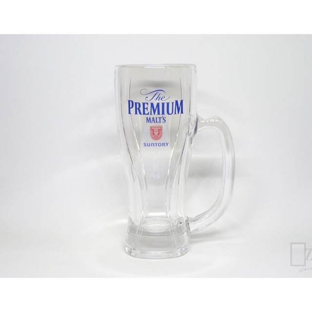 แก้วเบียร์มัคทรงสูง SUNTORY The Premium Malt's