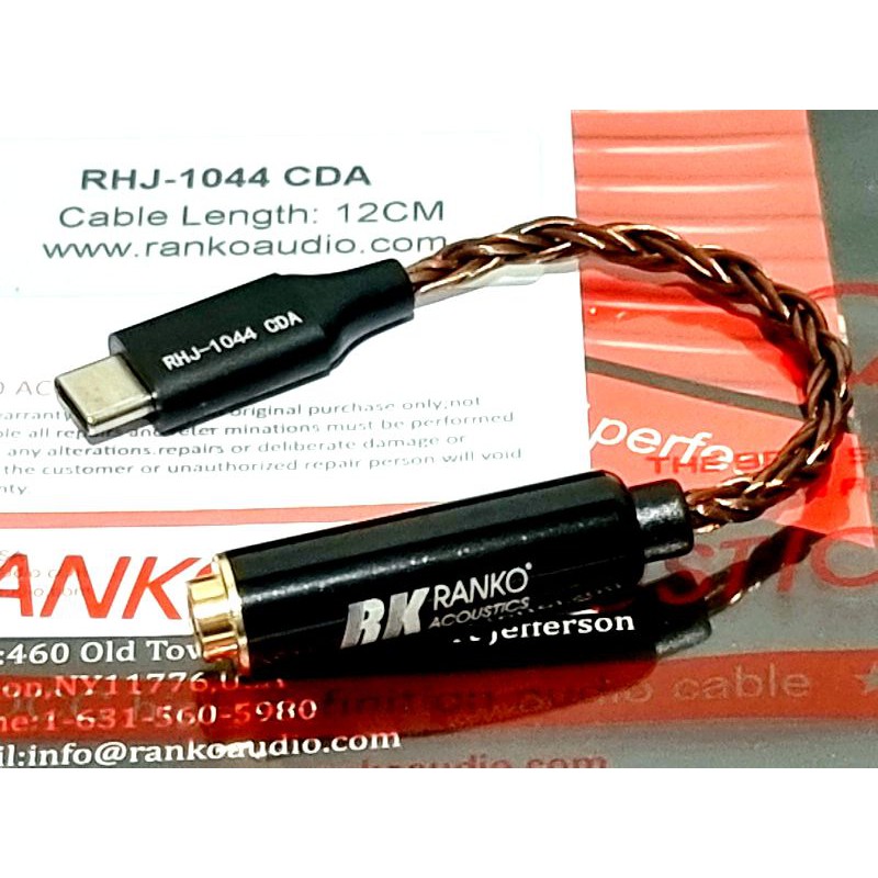 RANKO RHJ 1044 DAC หางหนู USB C > 4.4 balanced