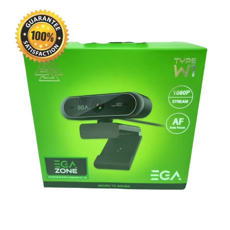 !!! พร้อมส่ง!!! กล้องเวปแคม​ EGA TYPE W1 1080P Webcamera Universal Auto focus