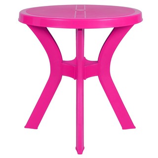 Chair table PLASTIC TABLE PIONEER PN9143 PINK Outdoor furniture Garden decoration accessories โต๊ะ เก้าอี้ โต๊ะพลาสติก P