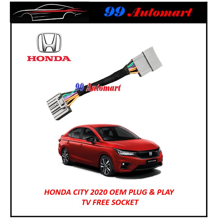 Honda City 2020 2021 GN2 ByPass By pass TV Free Car Cable Video In Motion
