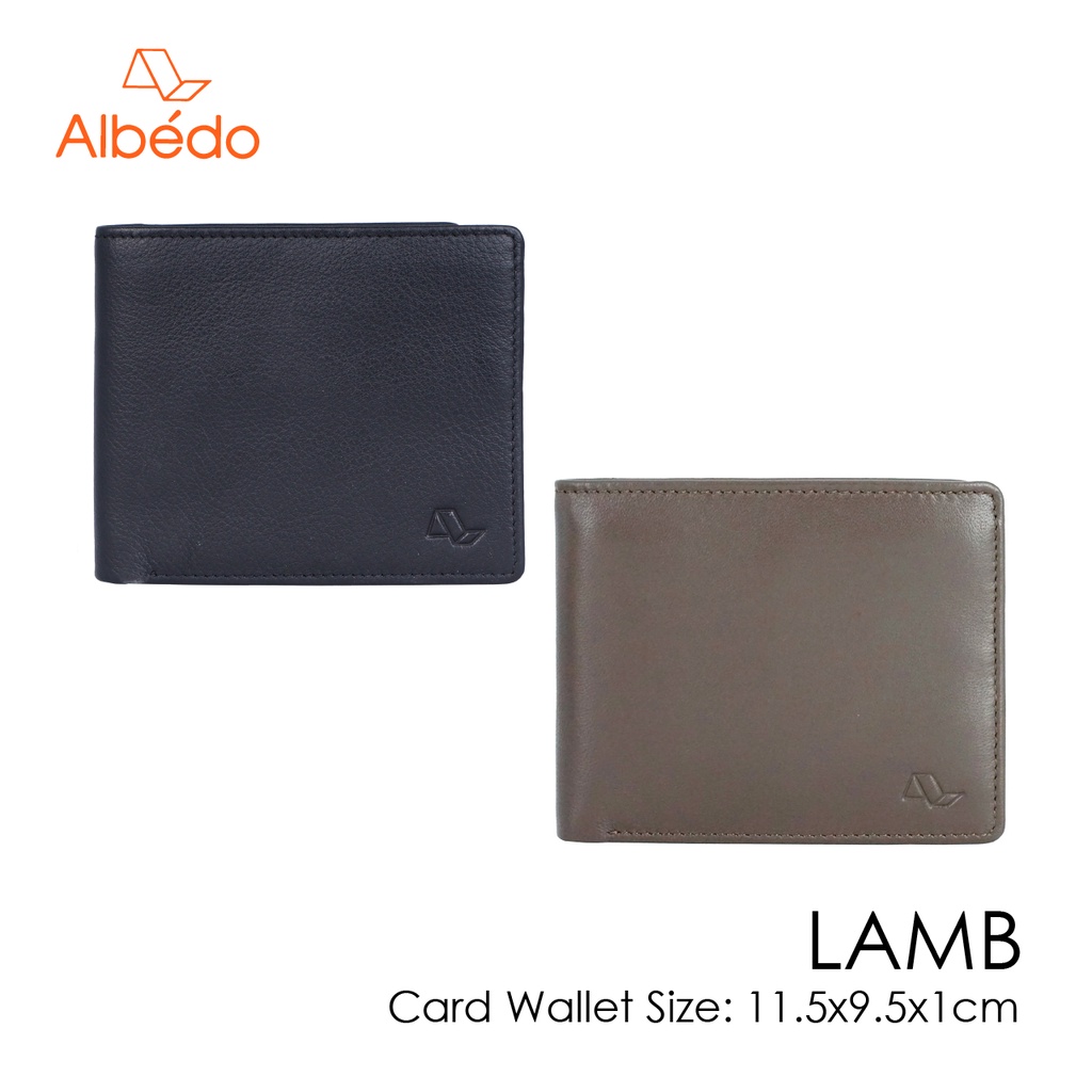 [Albedo] LAMB CARD WALLET กระเป๋าสตางค์ หนังแกะ รุ่น LAMB - LB00199/LB00179