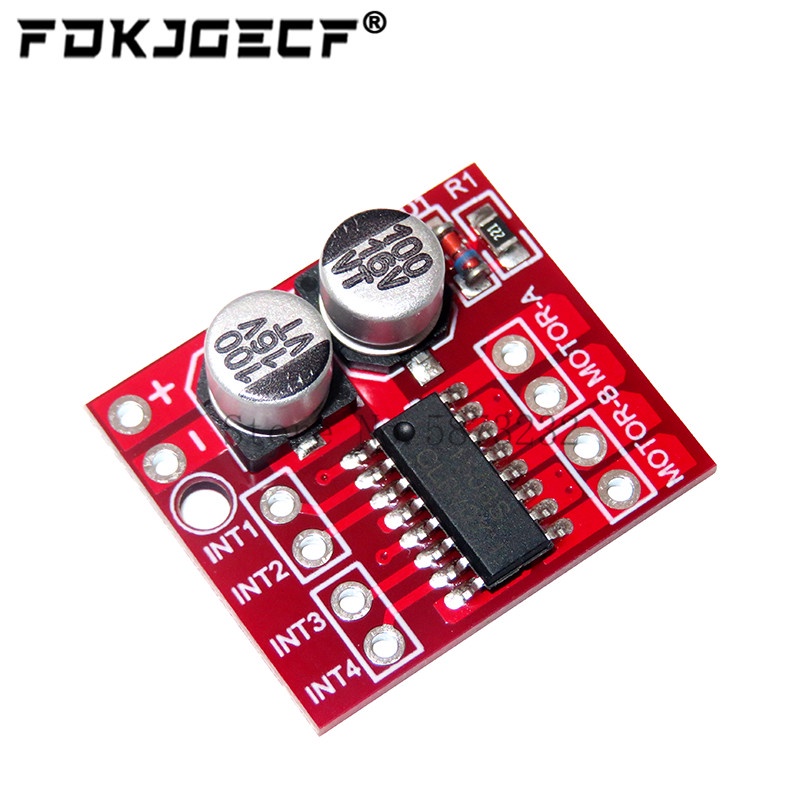 2 DC มอเตอร์โมดูลไดรฟ์ย้อนกลับ PWM ความเร็ว Dual H สะพาน Stepper มอเตอร์ Mini Victory L298N