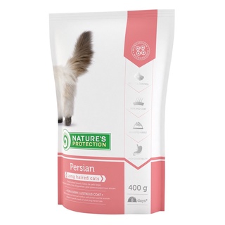 Natures Protection แมวโต พันธุ์เปอร์เซีย Persian ขนาด400g+400g,2kg