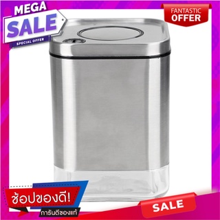 ขวดโหลแก้วเหลี่ยม ฝากด POP UP 0.5 ลิตร ขวดโหล GLASS CANISTER POP UP 0.5L