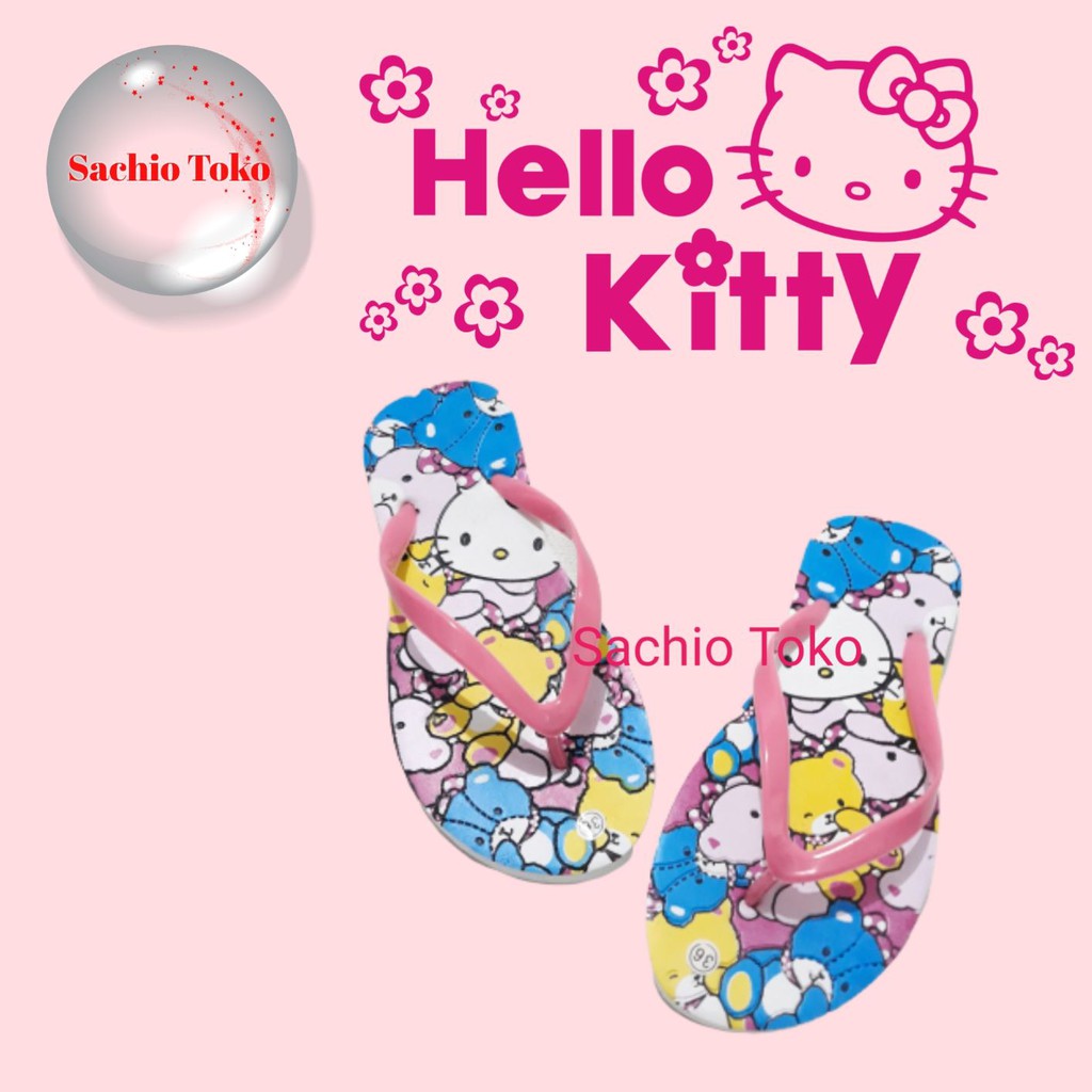 รองเท้าแตะผู้หญิง Hello kitty doraemon ไซส์ 36-40 Sachio Toko