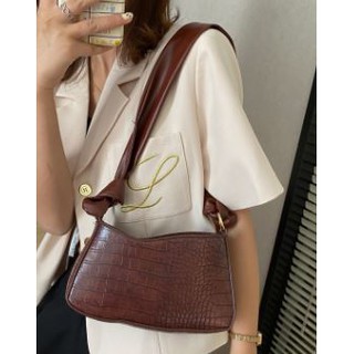 " SISHOP " Summer new ladies small bags 2020 popular new trendy fashion all-match underarm bag ถ่ายจากสินค้าจริง