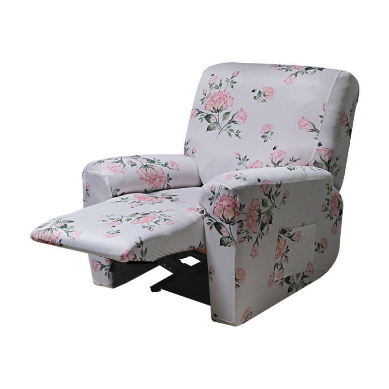 【4 ชิ้น/เซต】ผ้าคลุมโซฟา พิมพ์ลาย ยืดหยุ่น กันลื่น สําหรับตกแต่งบ้าน ผ้าคลุมเก้าอี้โซฟา - รูปที่ 4