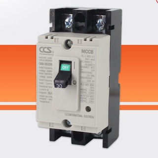เบรกเกอร์ BREAKER MCCB CM-30-30CW-125CW 10A - 125A แบรนด์ CCS 2เฟส