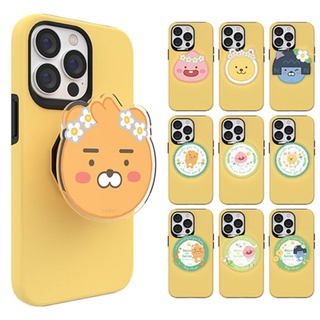 🇰🇷[Korean Kakao Friends Case ] Compatible for iPhone Samsung Galaxy S22 Hard Bumper Acrylic Griptok Cute Lovely  Protective Made in Korea 11 Designs Casing