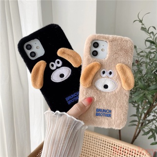 เคสโทรศัพท์มือถือ ซิลิโคนนุ่ม แต่งหูสุนัข 3D สําหรับ OPPO Realme 9 Pro 9I C25S C21Y C35 C31 C30 Reno 7 7Z A36 A76 A96