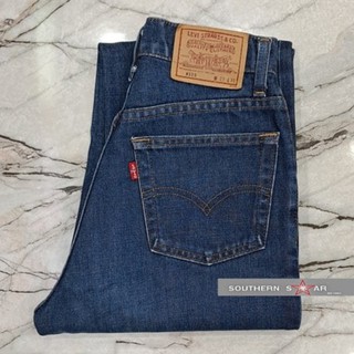 กางเกงยีนส์ Levis ของแท้ รุ่น515 เอว25 ยาว31 ขากระบอก ซิป FROM JAPAN Made in JAPAN (L40)