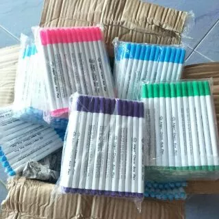 ปากกาเขียนผ้าลบด้วยน้ำ ด้ามละ 10 บ. เขียนง่าย ลบง่าย ไม่เลอะผ้า