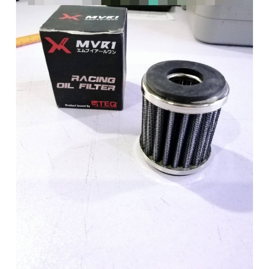 กรองน้ำมันเครื่อง สแตนเลส แท้ MVR1 X-MAX M-slaz/R-15 MT15 XSR155 EXCITER SPARK115I ทำความสะอาดได้** - รูปที่ 6