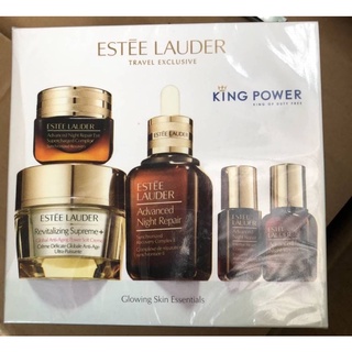 Estee Lauder Glowing Skin Essentials SET ชุดบำรุงผิวเพื่อความกระจ่างใส 5 ชิ้น King power