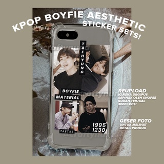 (BT-002) Bts BOYFIE ชุดสติกเกอร์สุนทรีย์ โดย Crafty Nuna bf boyfriend สุนทรียศาสตร์ STICKER case hp กําหนดเอง