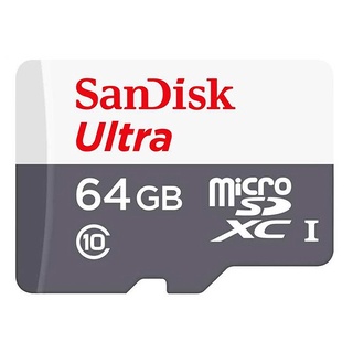 การ์ดหน่วยความจํา 64GB SanDisk Ultra Micro SDHC SDXC 100MB s C10 UHS-I