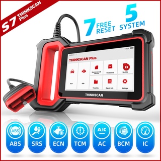 Thinkcar เครื่องสแกนเนอร์ Thinkscan Plus S7 OBD2 SAS DPF A/F Reset OBD2