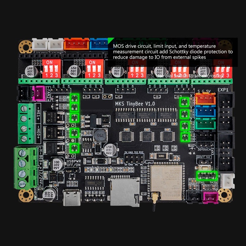 Fun MKS Tinybee บอร์ดควบคุม Esp32 Wifi Mini รองรับ LCD2004 12864 MKS 12684 V3 - รูปที่ 6