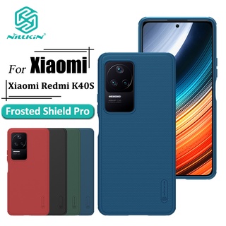 Nillkin Super Frosted Shield Pro เคสโทรศัพท์ Xiaomi Redmi K40s เคส บางพิเศษ เคลือบด้าน TPU + PC ป้องกันลายนิ้วมือ กันกระแทก เคสด้านหลัง