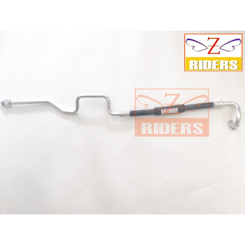 ท่อแอร์ Toyota Corolla AE101 R134a รุ่นไม่มีแป๊ปใต้คาน ตู้-คอม สายใหญ่ สายบริสโตนแท้ K74 (22347) ท่อ