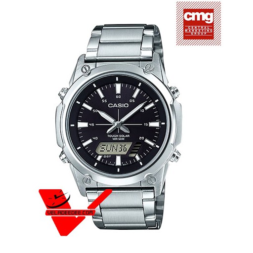 นาฬิกา Casio Standard นาฬิกาข้อมือชาย สายสแตนเลส (ประกันCMG) รุ่น AMW-S820D-1A