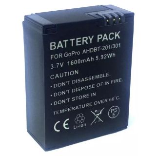 Battery AHDBT-201/301 for GoPro Cameras HD Hero 2 3 cameras...