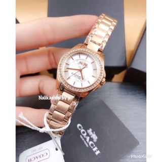 Coach rose gold tone