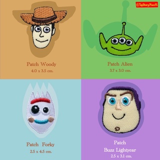 ตัวรีดติดเสื้อ หรือ Patch (แพทช์) ลายทอยสตอรี่ (Toy Story)