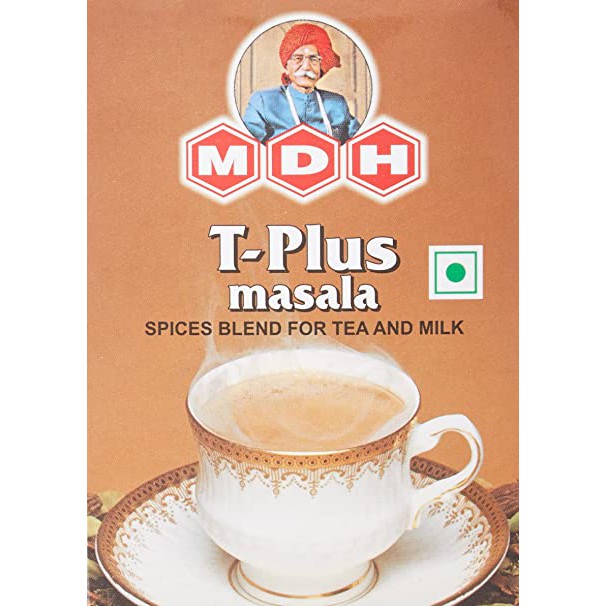 Tea Masala เครื่องเทศสำหรับชาอินเดีย MDH T-Plus Masala 25g (Tea Spice Mix)